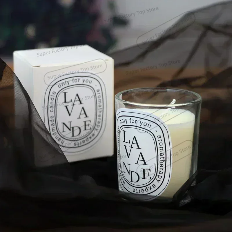 Soy Candle Fragrance Oil - Romantische Transparente Duftkerze Geschenkset Aromatische Kerzen