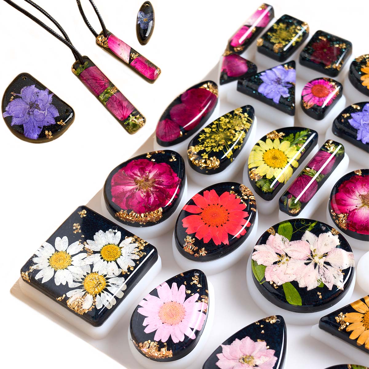 Art Craft Show - Zeit Stein Anhänger Silikonform DIY Schmuck