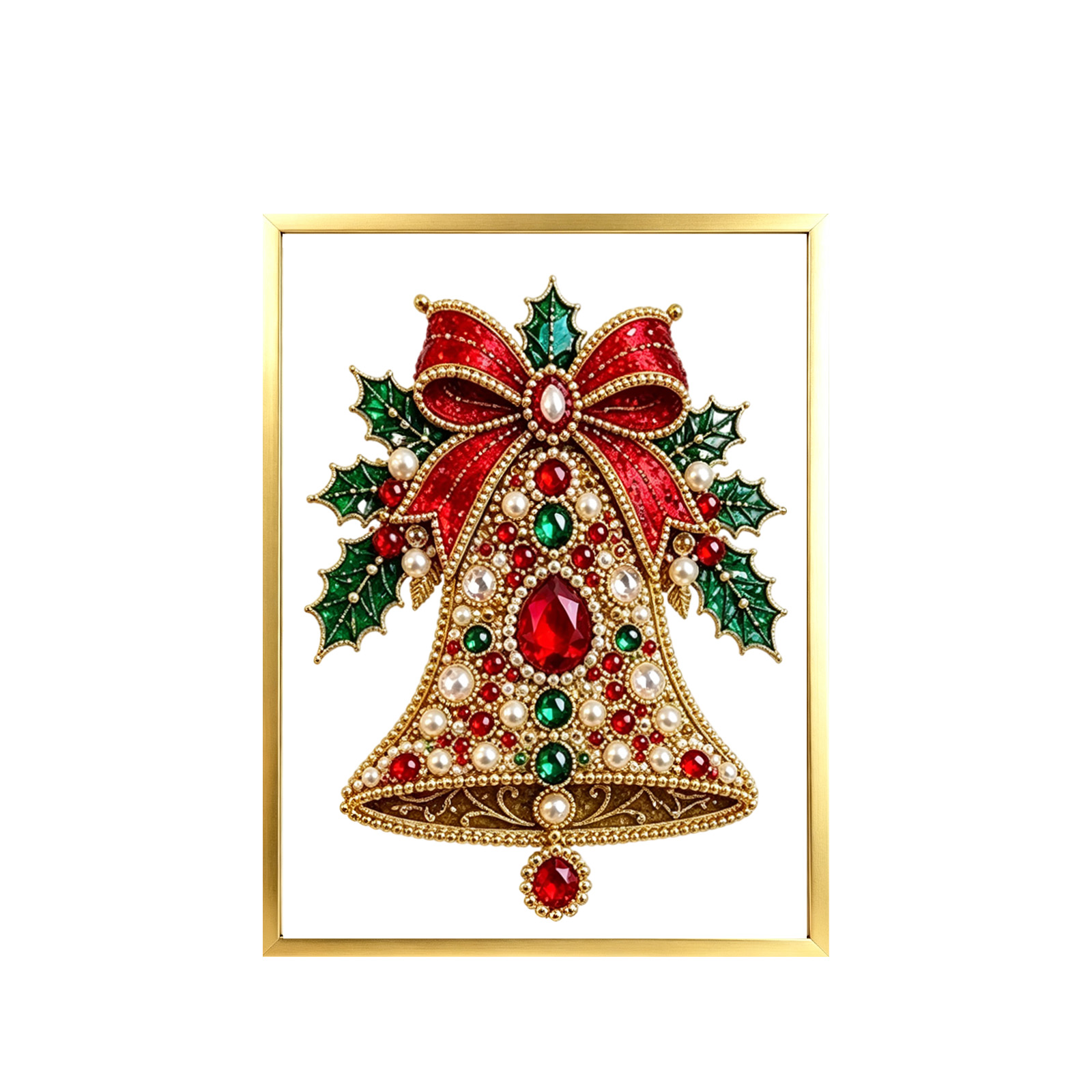 Art Craft Christmas Tree - Weihnachts-DIY-Diamantmalerei-Set für Erwachsene und Kinder, Edelstein-Kristallbild,