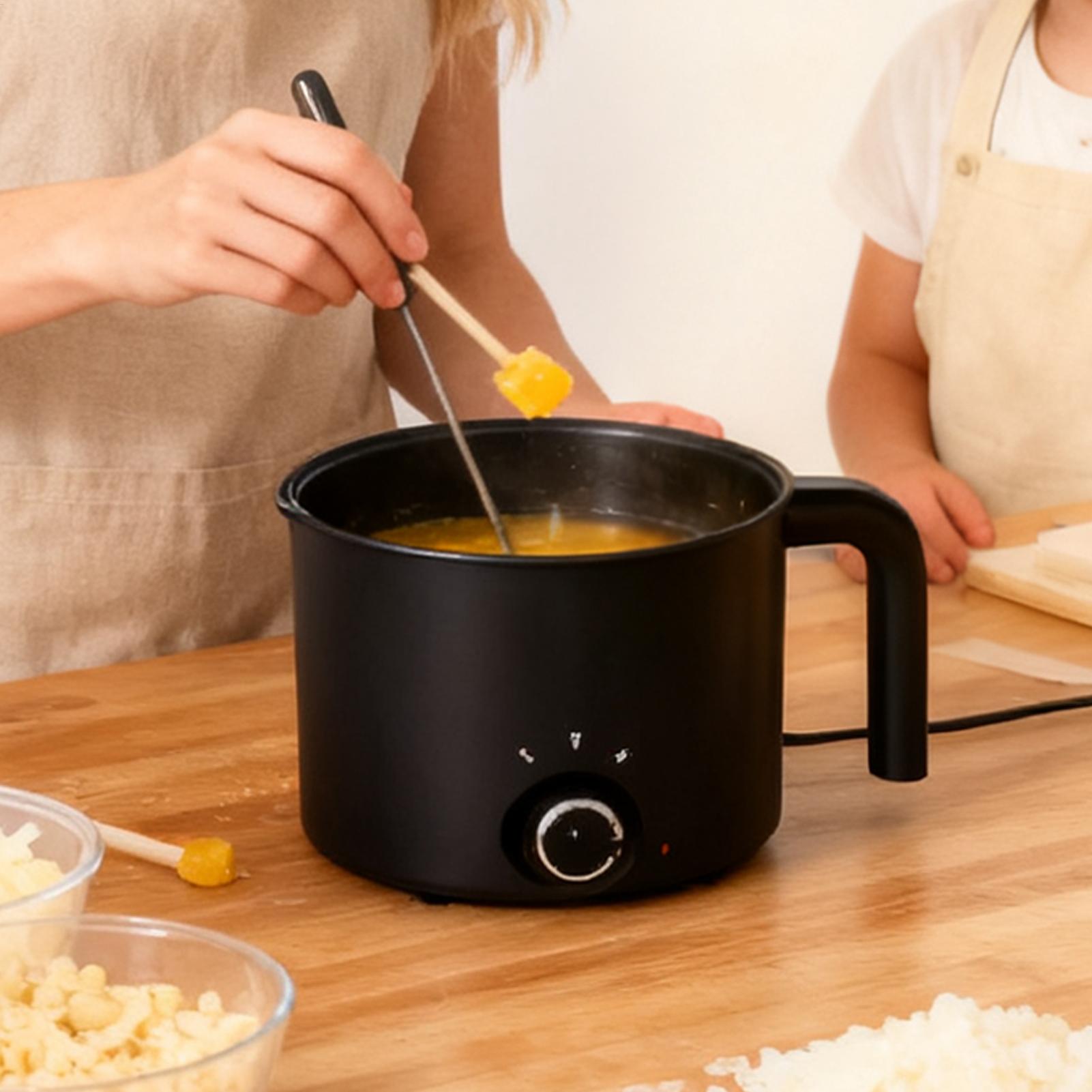 Candle Making Wax - Kerzenwachs-Schmelztopf 1,5L Großer Edelstahl Elektrischer Antihaft-Kerzenherstellungstopf
