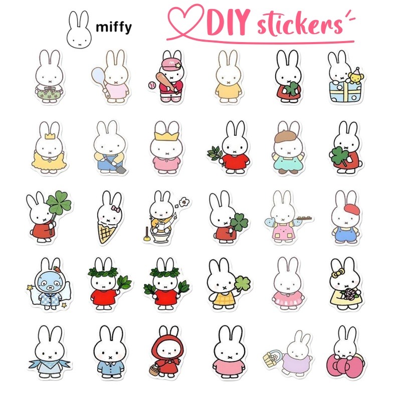 Origami Paper Set - Miffy Hochwertige Kreative Einfache Aufkleber Cartoon
