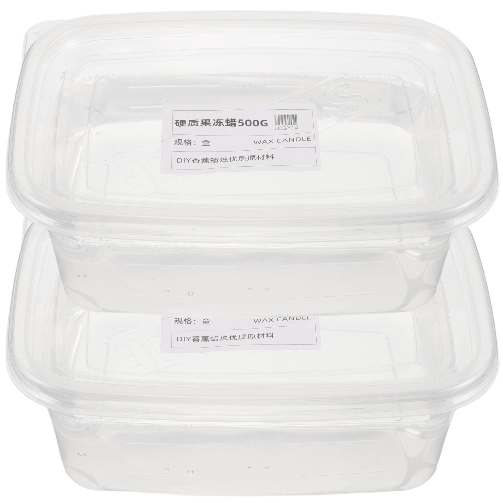 Candle Making Wax - Transparentes Gelwachs für Kerzenherstellung 1kg/2,2lb Hochdichtes