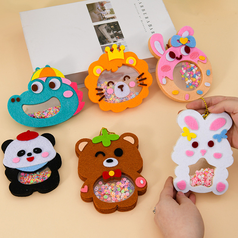 Art Craft Easy - DIY Tier-Shake-Anhänger-Kunst-Bastelsets für Kinder, Jungen und