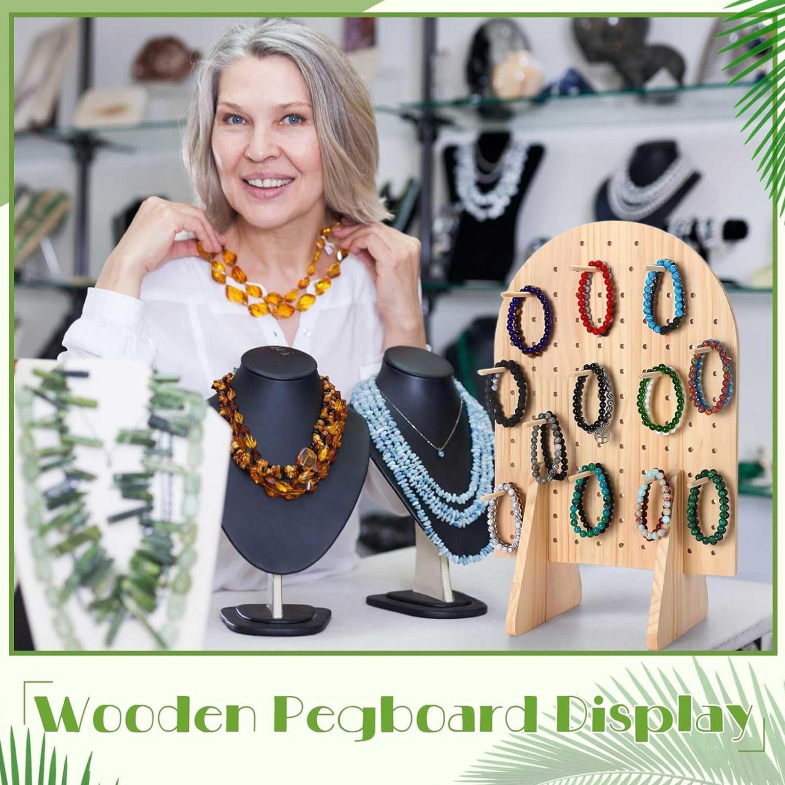 Art Craft Show - Stecktafel-Ausstellungsständer, robuster Tisch-Organizer, Schmuck-Ausstellungstisch, Stecktafel-Regal für