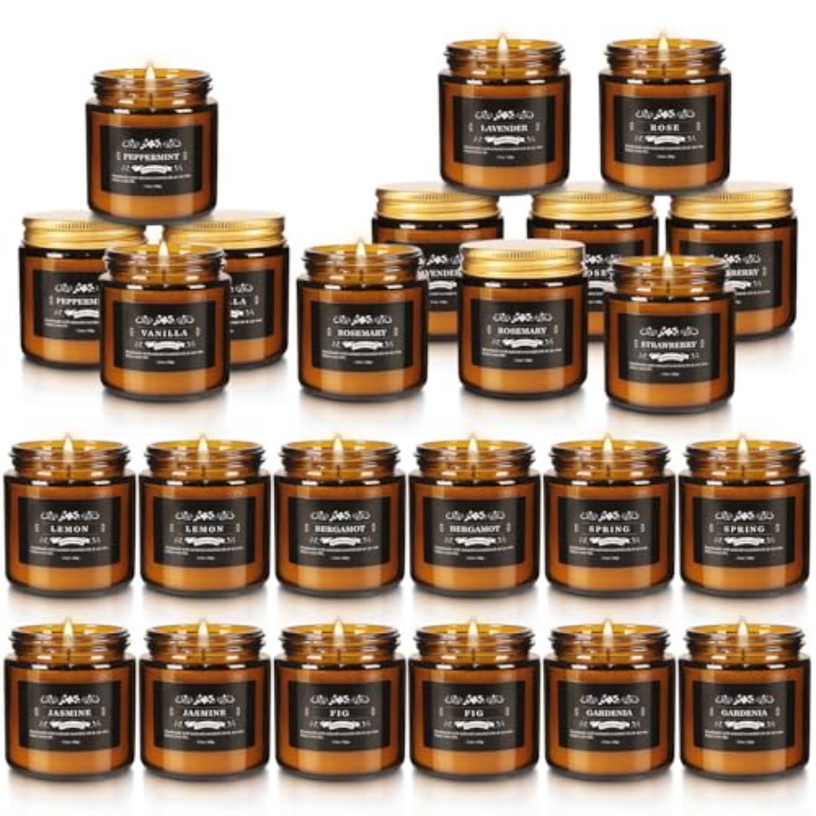 Soy Candle Fragrance Oil - Duftkerzen für Zuhause, 3,05 oz Sojawachs-Aromatherapie-Kerzen