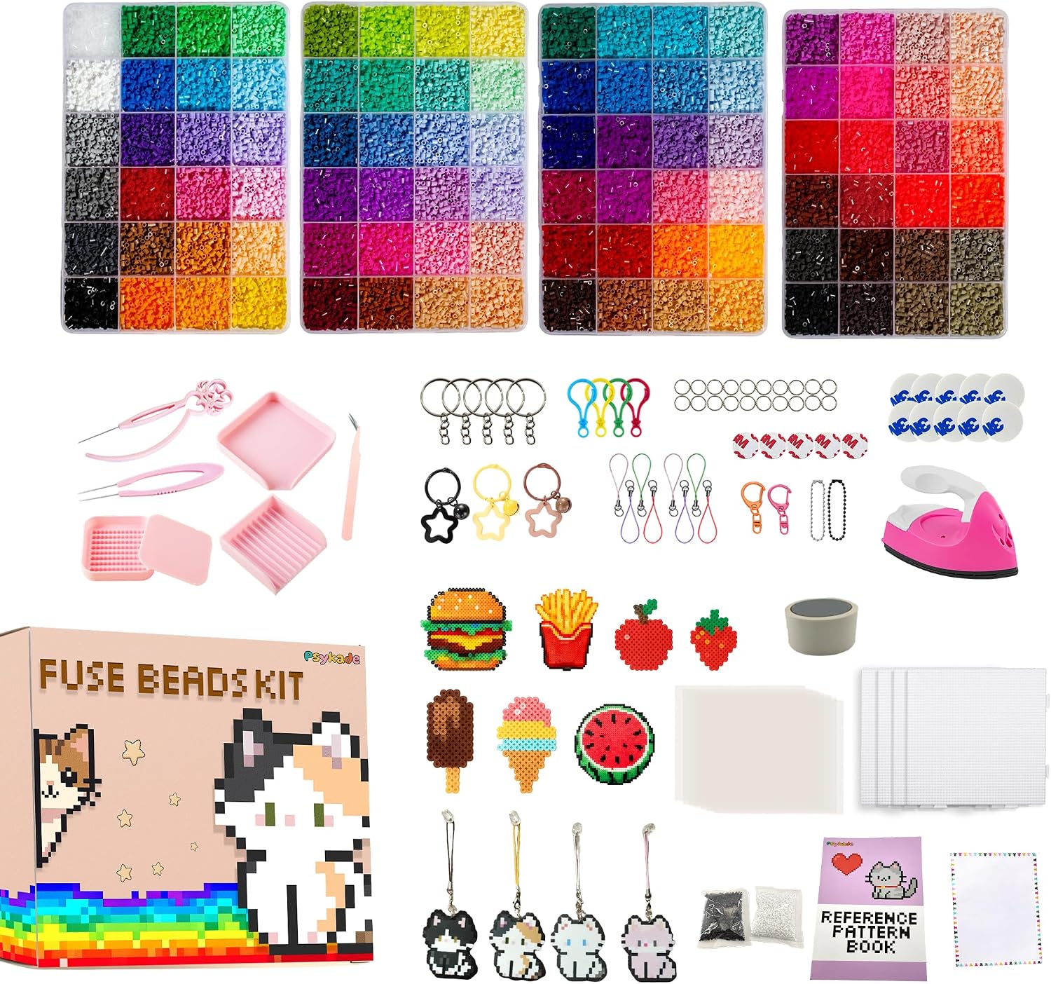 Art Craft And - Perlen-Bastelset – Einfaches DIY-Set – 96