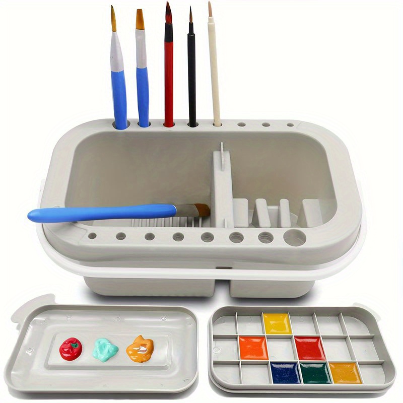 3-in-1 Pinselreinigungsbecken  – Gouache Paint Set Bewertung und Preis