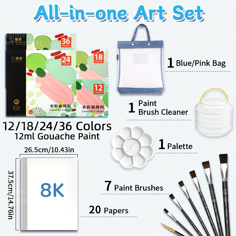 Back to School 42/48/54/66-tei – Gouache Paint Set Bewertung und Preis