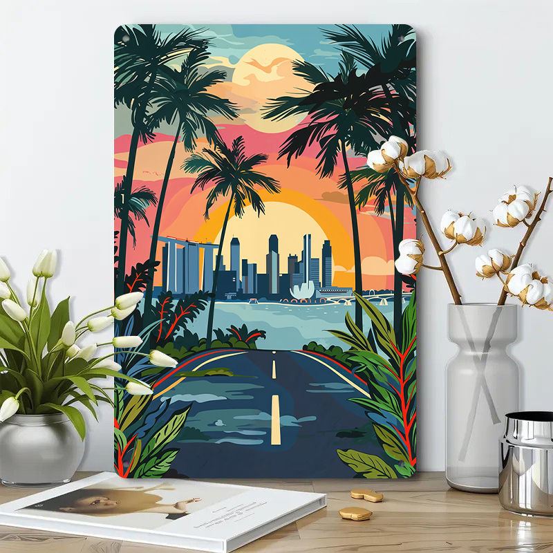 Tropischer Sonnenuntergang, Si – Art Craft Definition Bewertung und Preis