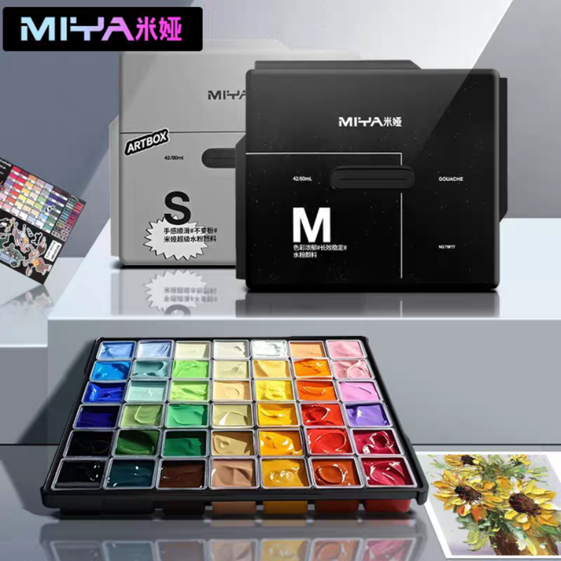 MIYA Gouache-Farbgelee-Set M7, – Gouache Paint Set Bewertung und Preis