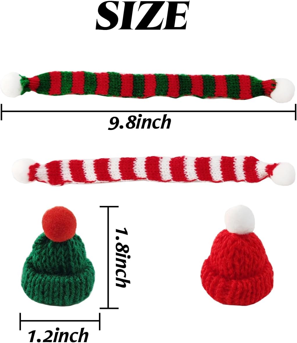 32PCS Mini Strickmütze Mini We – Art Craft Christmas Tree Bewertung und Preis