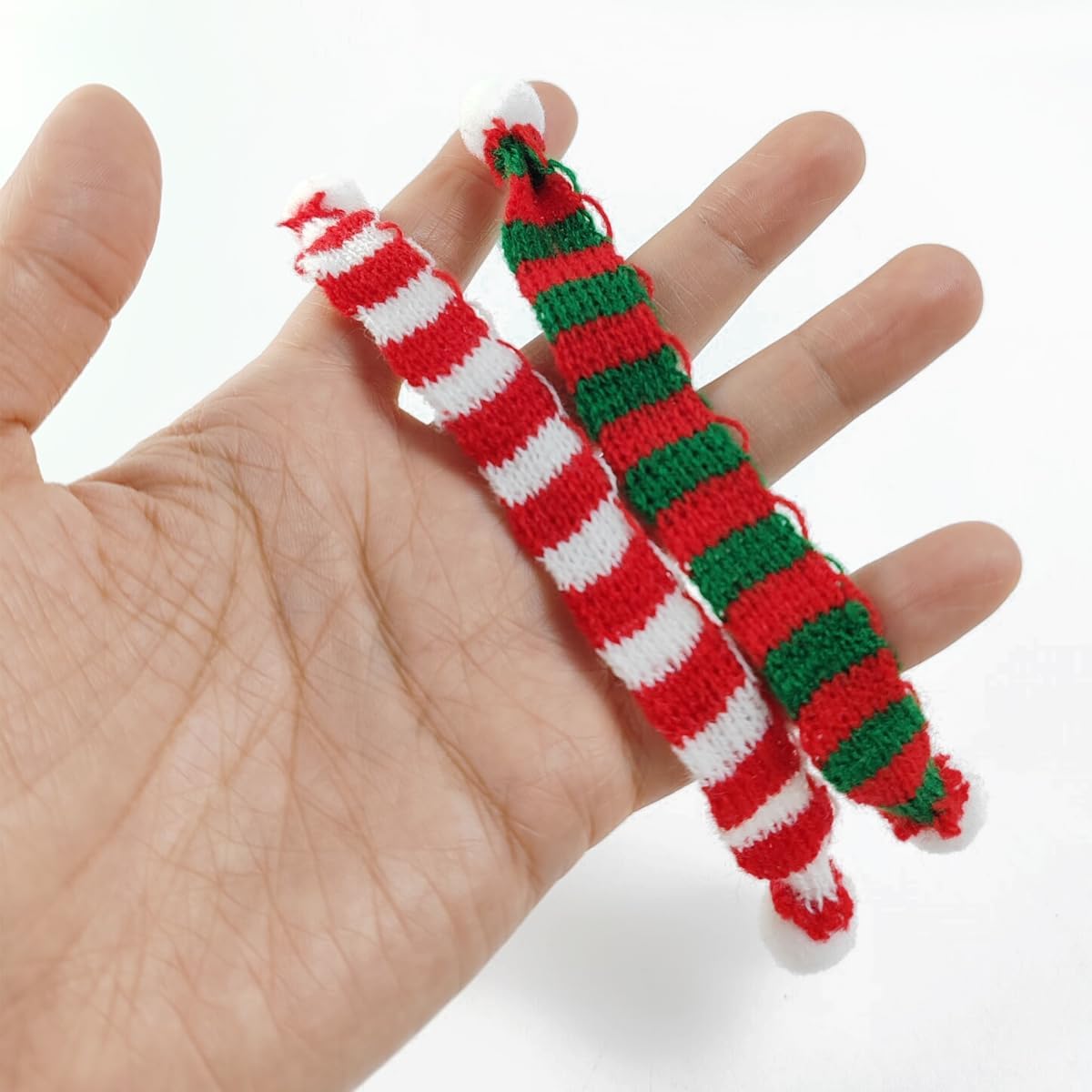 32PCS Mini Strickmütze Mini We – Art Craft Christmas Tree Bewertung und Preis