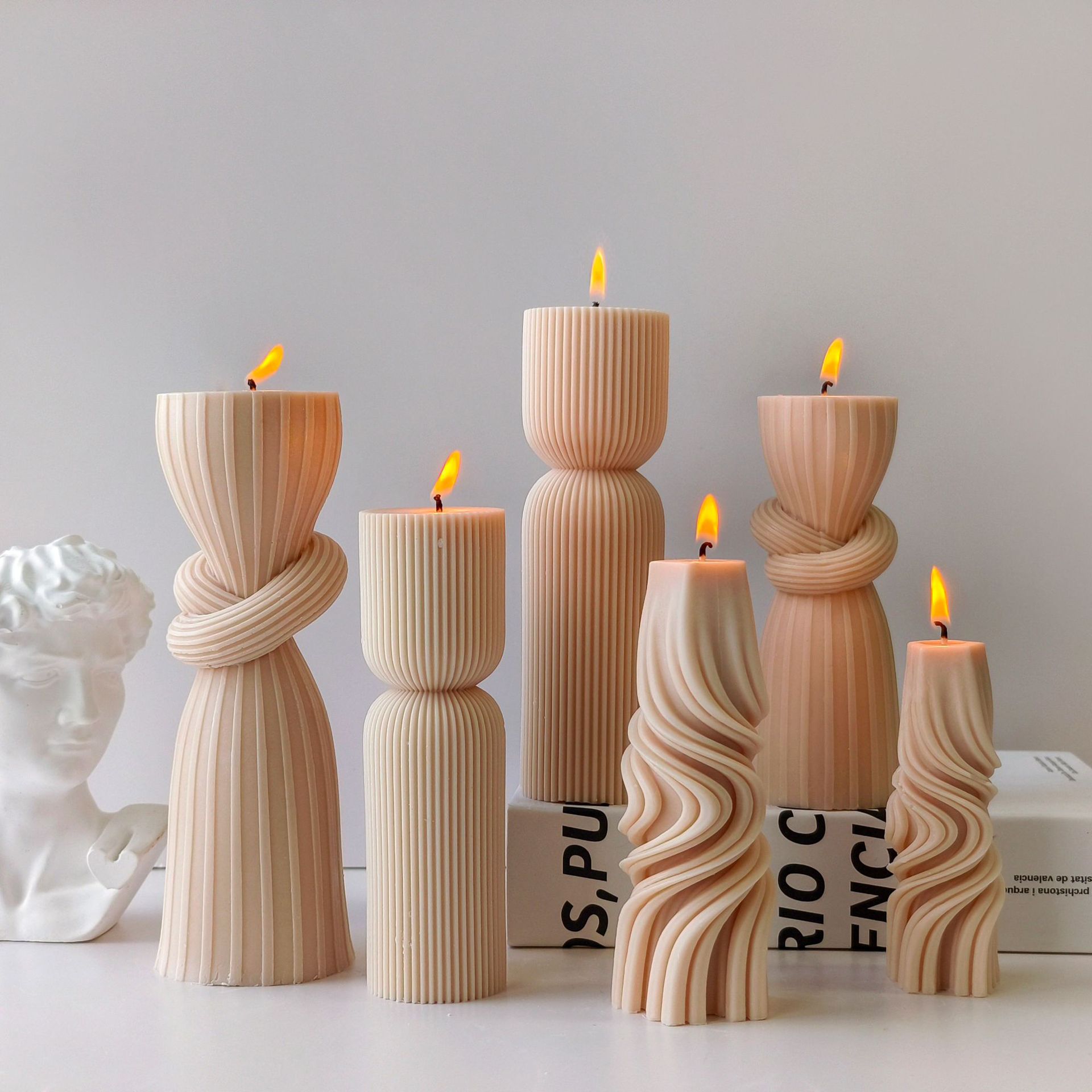 Gestreifte Zylinder Aroma Kerz – Soy Candle Fragrance Oil Bewertung und Preis