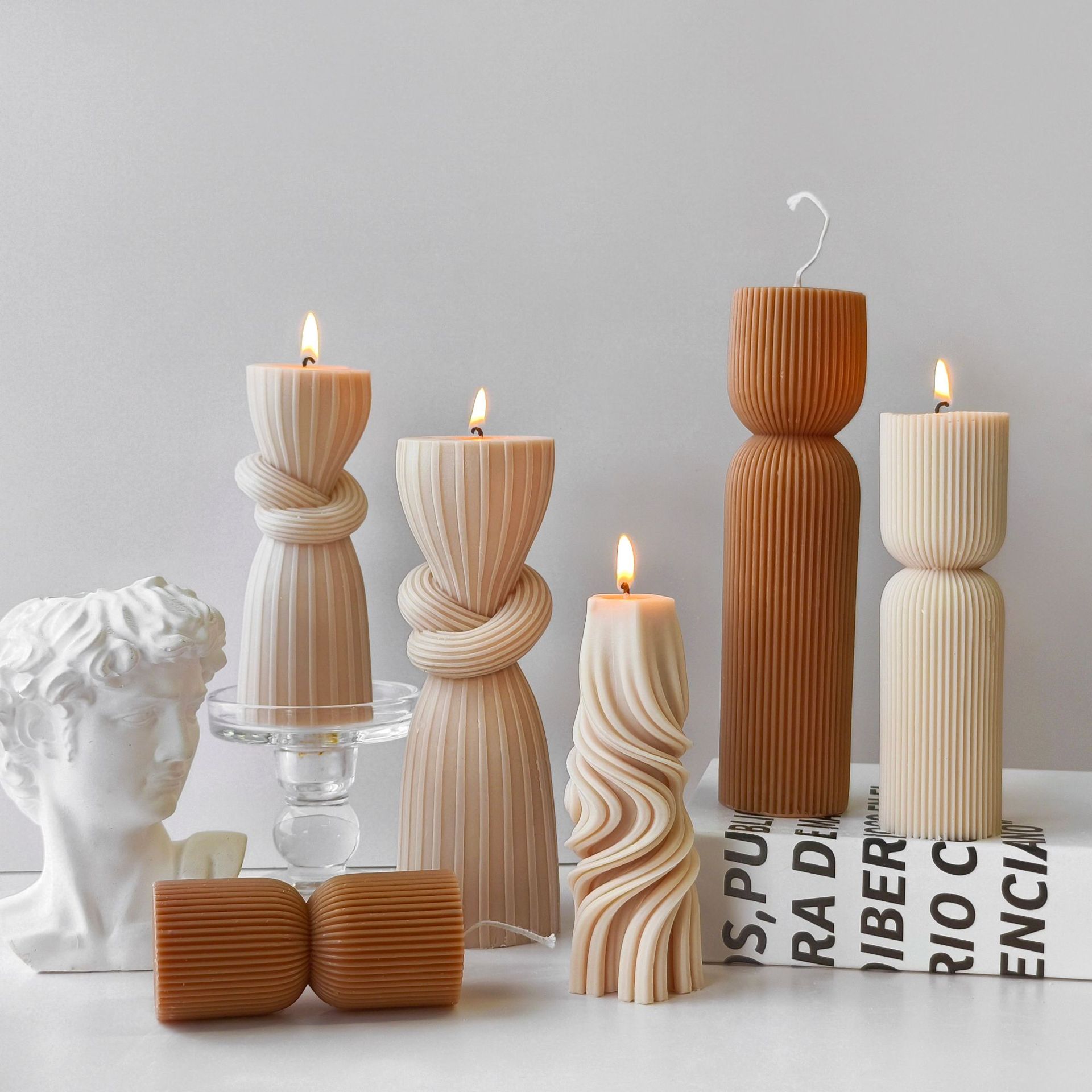 Gestreifte Zylinder Aroma Kerz – Soy Candle Fragrance Oil Bewertung und Preis