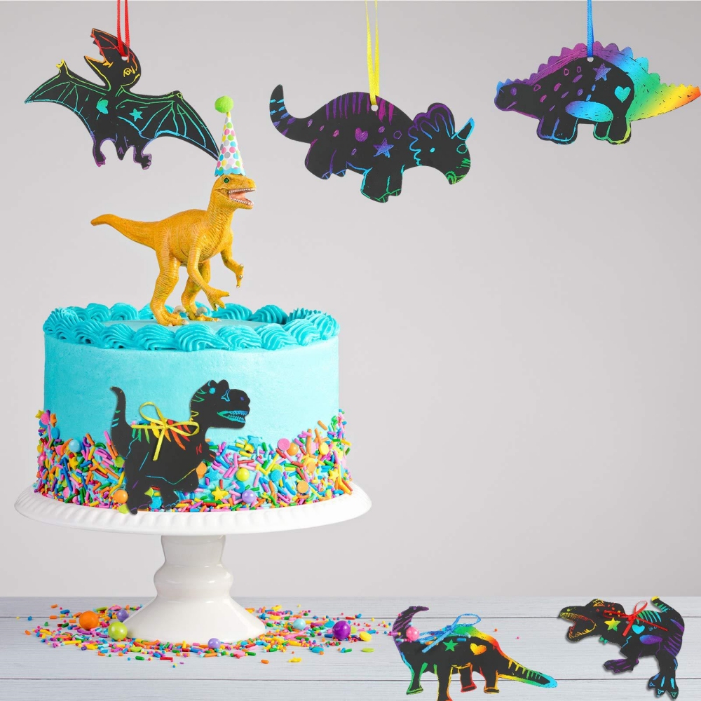 12 Stücke Cartoon Dinosaurier  – Art Craft Dinosaur Bewertung und Preis