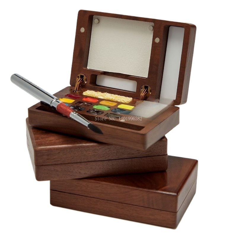 Reise-Malbox aus Massivholz, T – Gouache Paint Set Bewertung und Preis