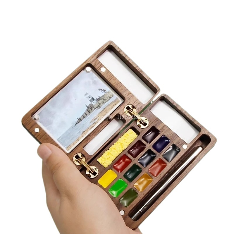Reise-Malbox aus Massivholz, T – Gouache Paint Set Bewertung und Preis