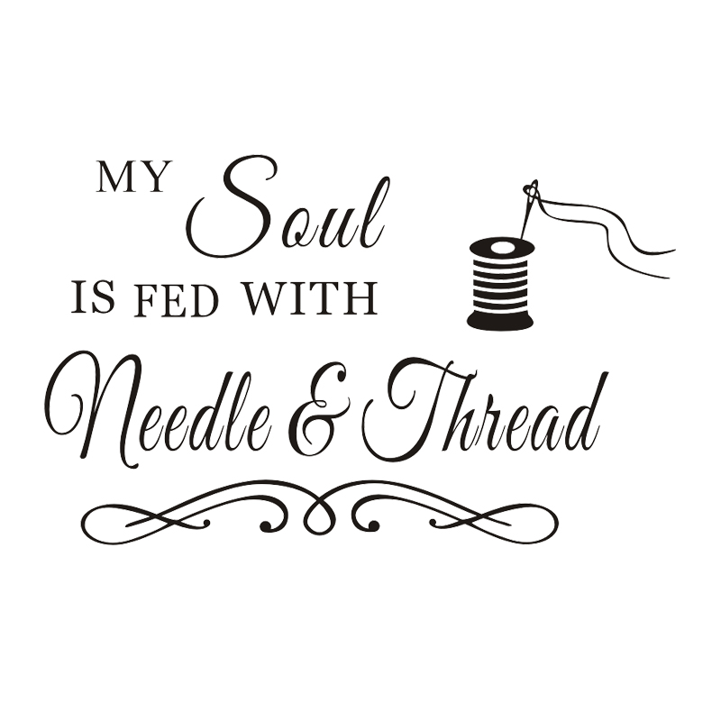 My Soul Wandtattoo „Nadel und  – Art Craft Quotes Bewertung und Preis