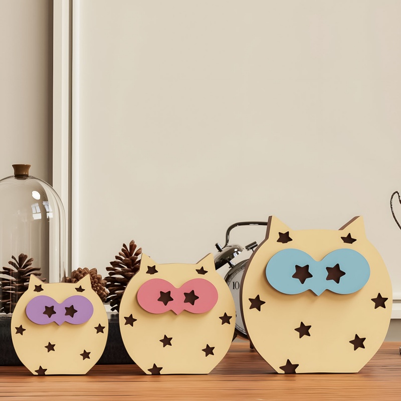Eule Desktop Ornament Silikonf – Art Craft Show Bewertung und Preis
