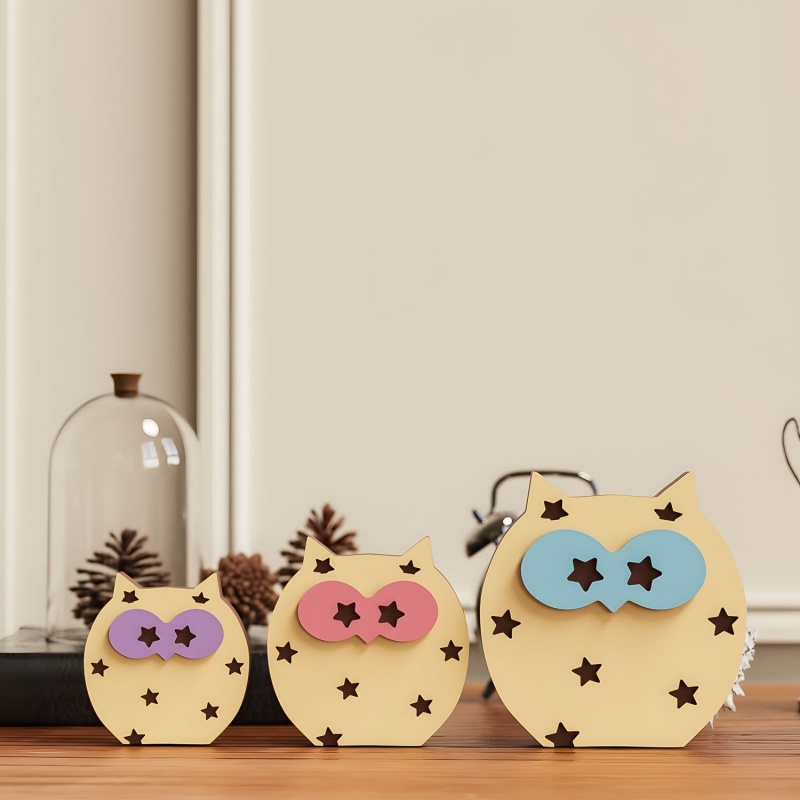 Eule Desktop Ornament Silikonf – Art Craft Show Bewertung und Preis