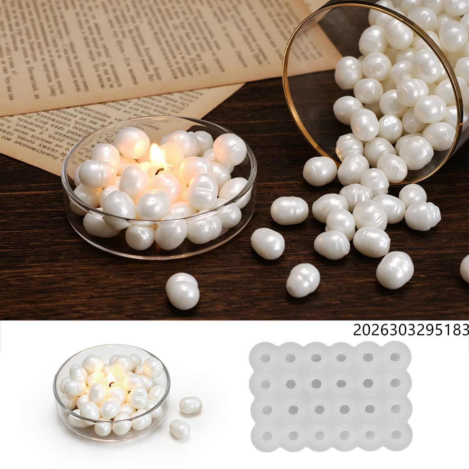 Heilende Ozeanperlen-Spiegelwa – Candle Making Wax Bewertung und Preis
