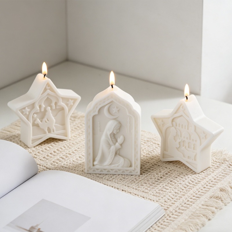 Moschee-Kerzenform, weiche Ste – Art Craft Show Bewertung und Preis