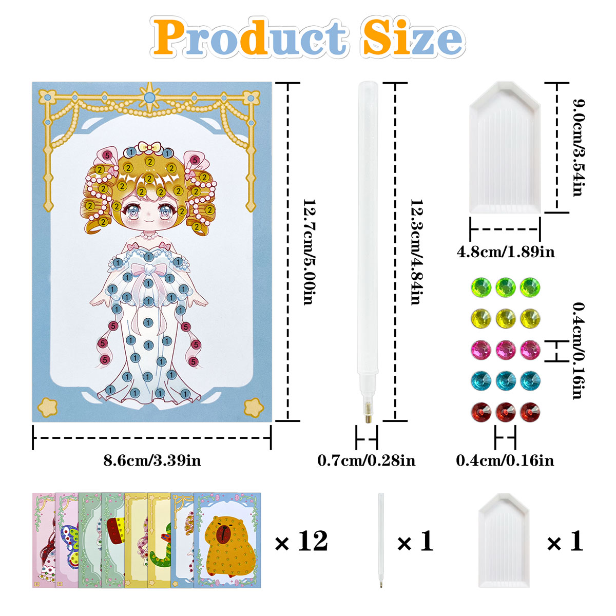 16-teiliges Edelstein-Set, DIY – Art Craft Easy Bewertung und Preis