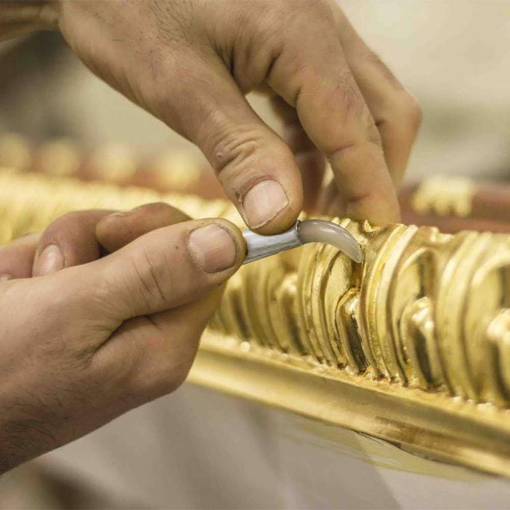 Achat-Polierer für goldene Fol – Art Craft Show Bewertung und Preis