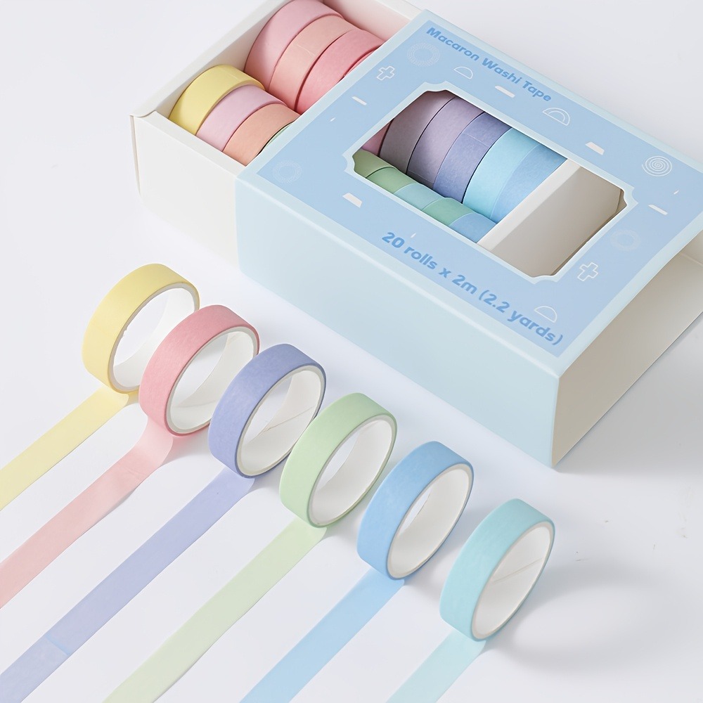 20 Rollen Macaron-Klebeband, 1 – Art Craft Notebook Bewertung und Preis
