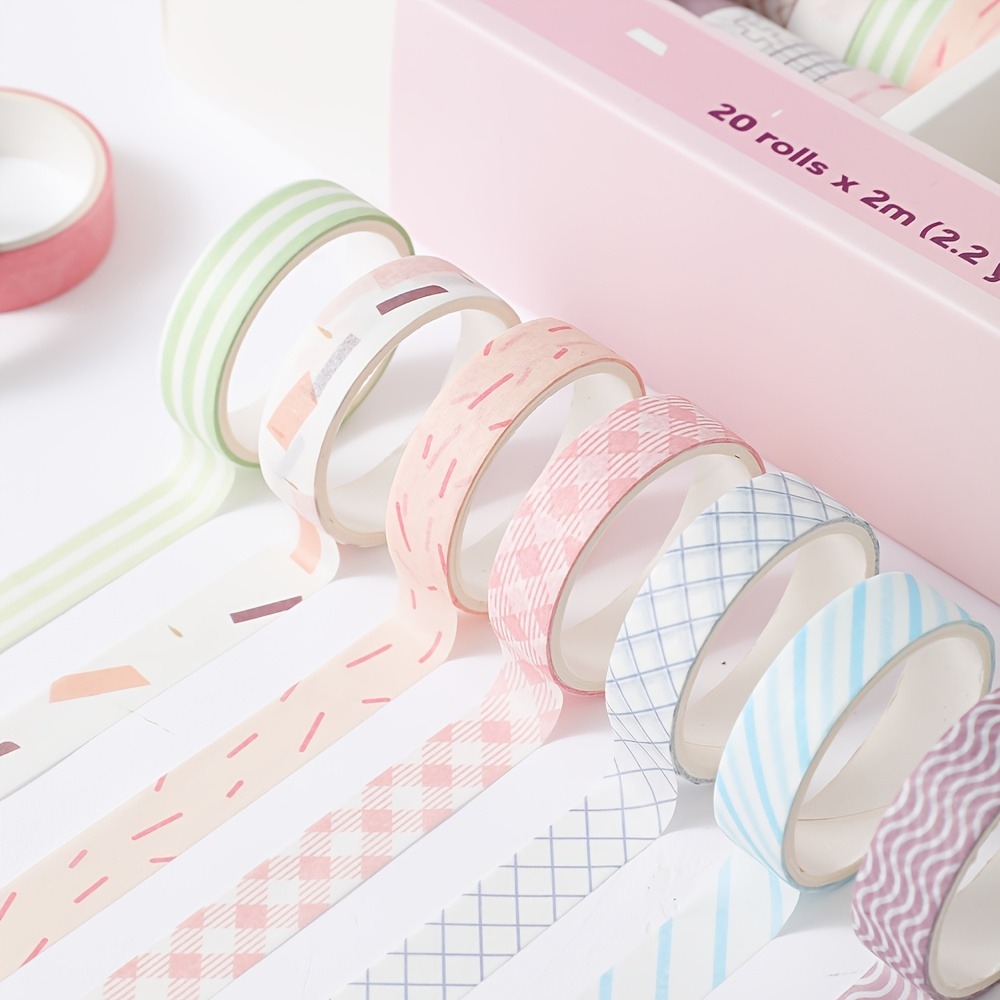20 Rollen Macaron-Klebeband, 1 – Art Craft Notebook Bewertung und Preis