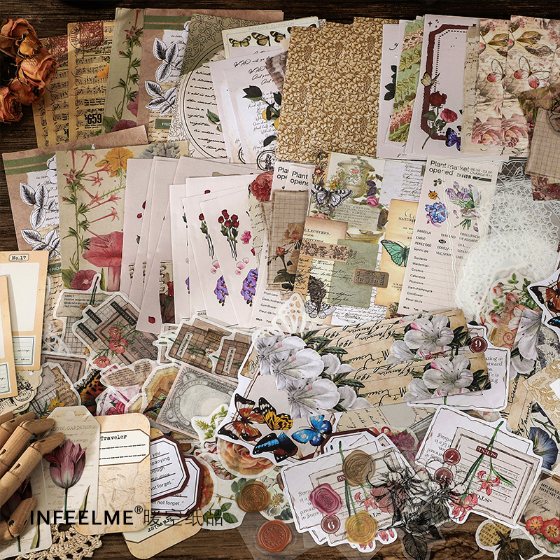 1 Packung/260 Stück Vintage Li – Art Craft Notebook Bewertung und Preis