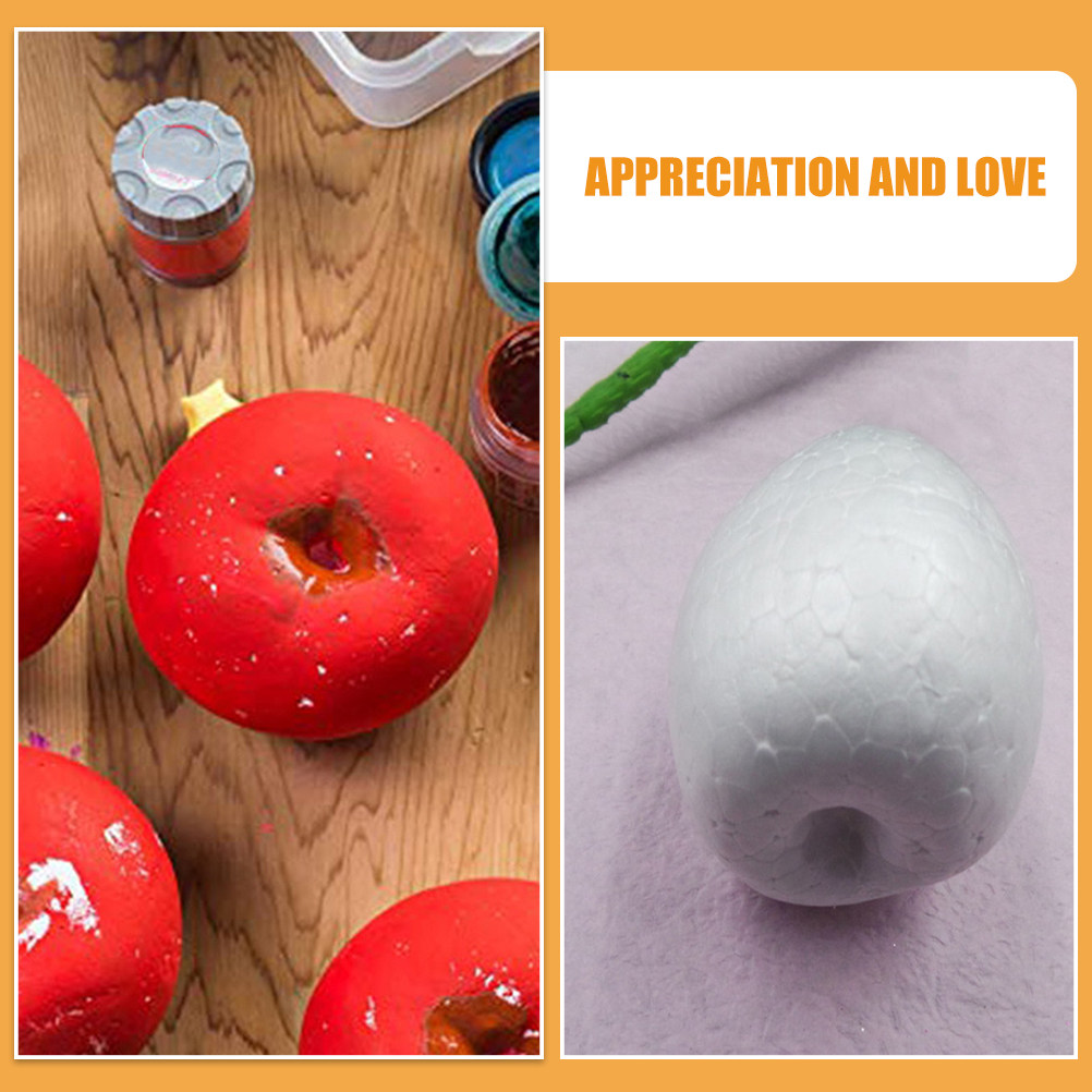 6 Stück leere weiße Polystyrol – Art Craft School Bewertung und Preis