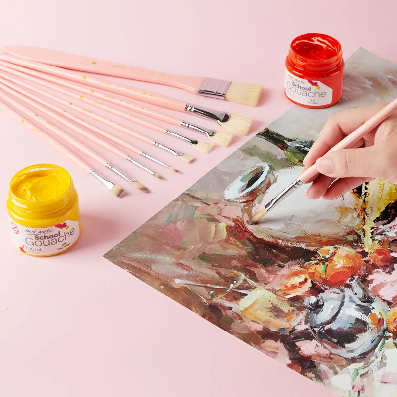 10 Eisen Box Acryl Gouache Öl  – Gouache Paint Set Bewertung und Preis