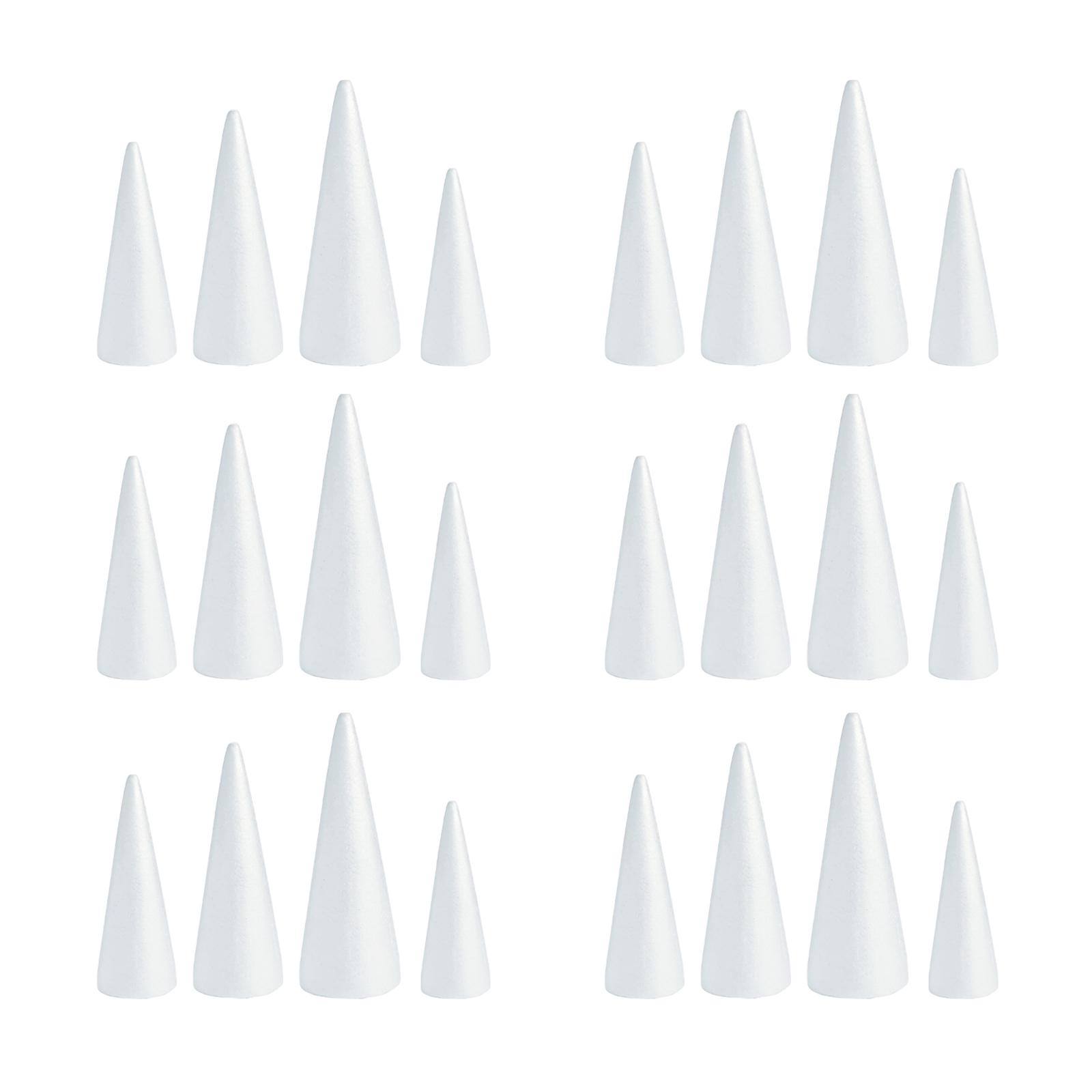 Weiße Schaumkegel zum Basteln  – Art Craft Christmas Tree Bewertung und Preis