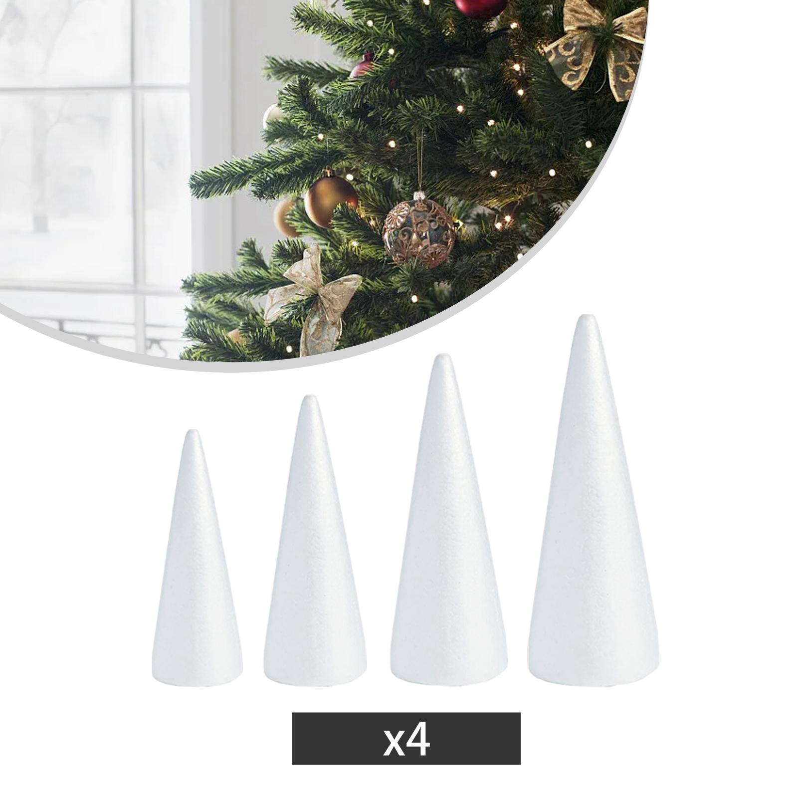 Weiße Schaumkegel zum Basteln  – Art Craft Christmas Tree Bewertung und Preis