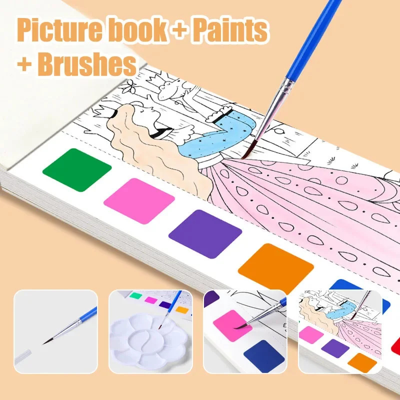 Tragbares Aquarellbuch-Set – 1 – Gouache Paint Set Bewertung und Preis