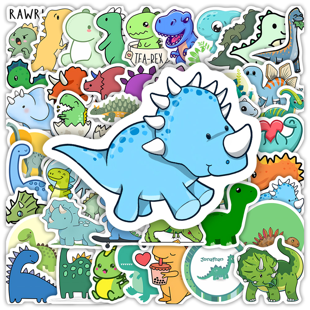 Lustige Dinosaurier-Aufkleber  – Art Craft Dinosaur Bewertung und Preis