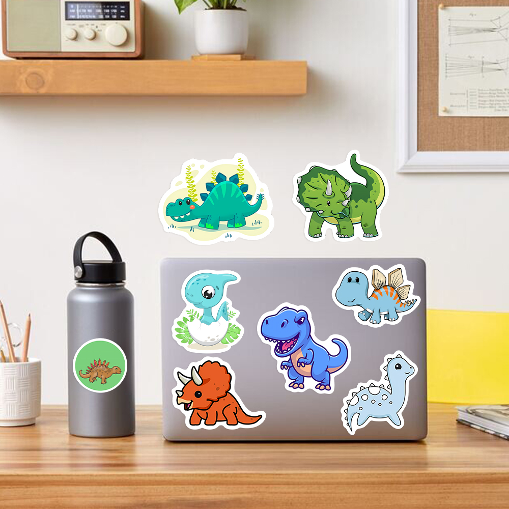 Lustige Dinosaurier-Aufkleber  – Art Craft Dinosaur Bewertung und Preis