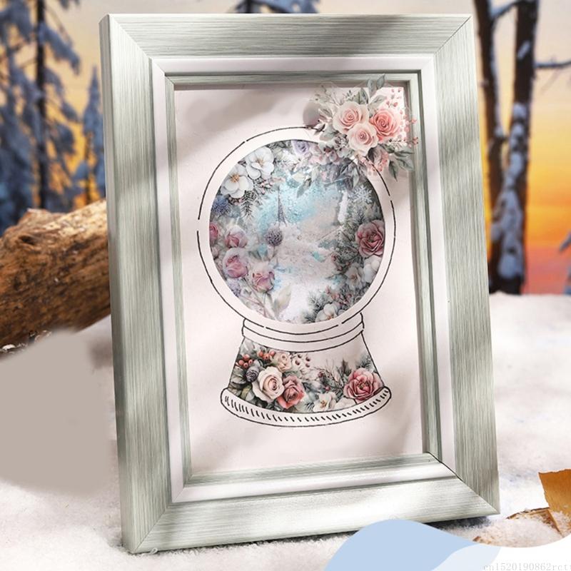 D5BB Blumenmuster-Aufkleber, w – Art Craft Notebook Bewertung und Preis