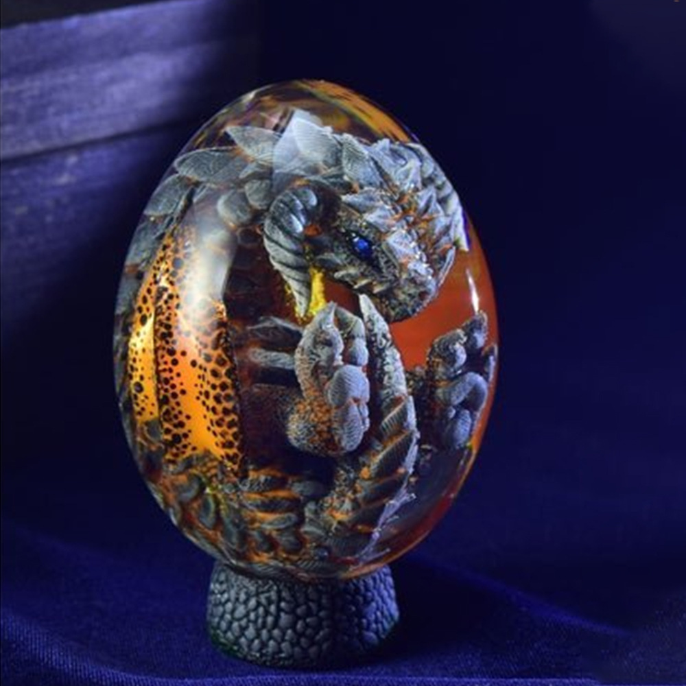 Lava Drachen Ei Statue Ornamen – Art Craft Dinosaur Bewertung und Preis