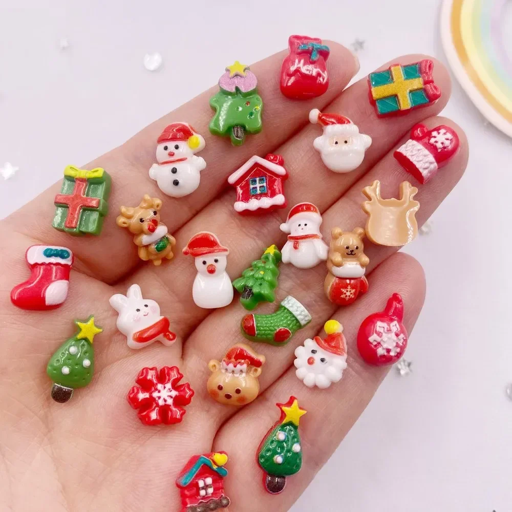 50 Stück Harz Mini bunte Weihn – Art Craft Christmas Tree Bewertung und Preis