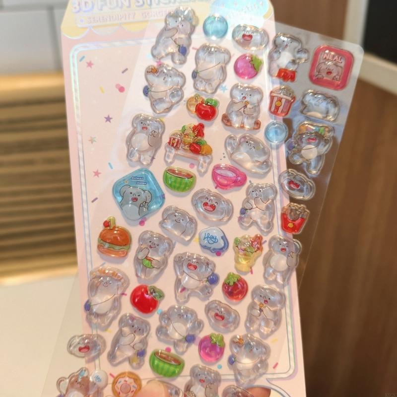 Geprägte Tier Aufkleber Cartoo – Art Craft Notebook Bewertung und Preis