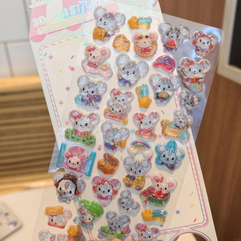 Geprägte Tier Aufkleber Cartoo – Art Craft Notebook Bewertung und Preis