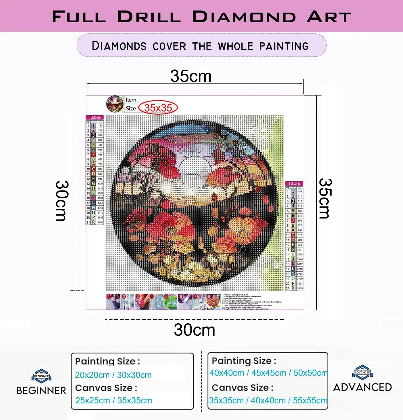 Diamantgemälde für Erwachsene, – Art Craft Quotes Bewertung und Preis