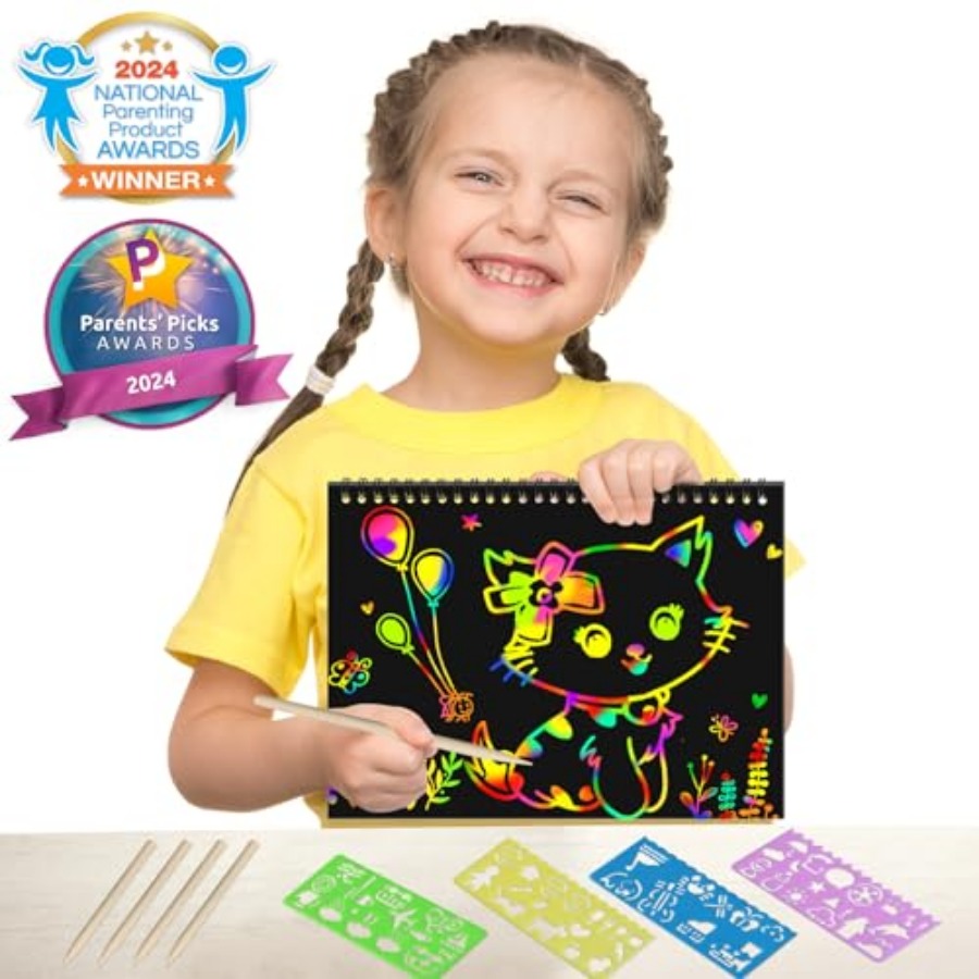2er-Pack Regenbogen-Kratzpapie – Art Craft Notebook Bewertung und Preis
