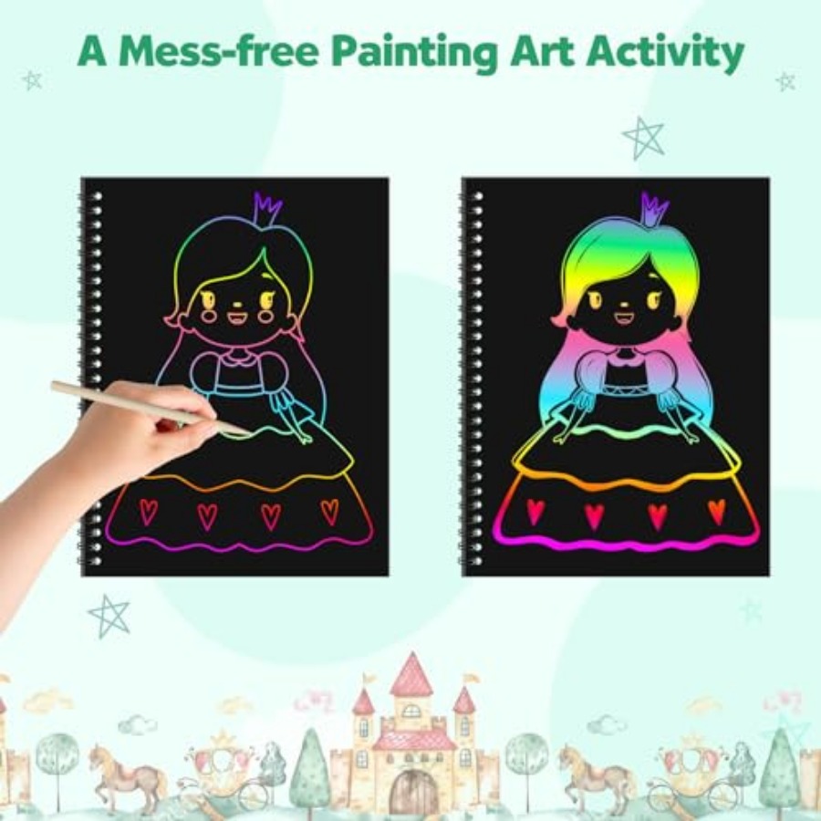 2er-Pack Regenbogen-Kratzpapie – Art Craft Notebook Bewertung und Preis